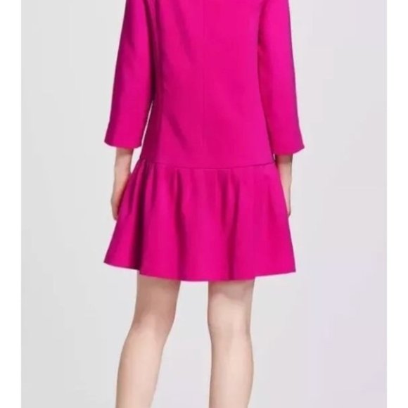 Victoria Beckham Fuchsia Drop Waist Dress Sz. XS - Picture 5 of 10